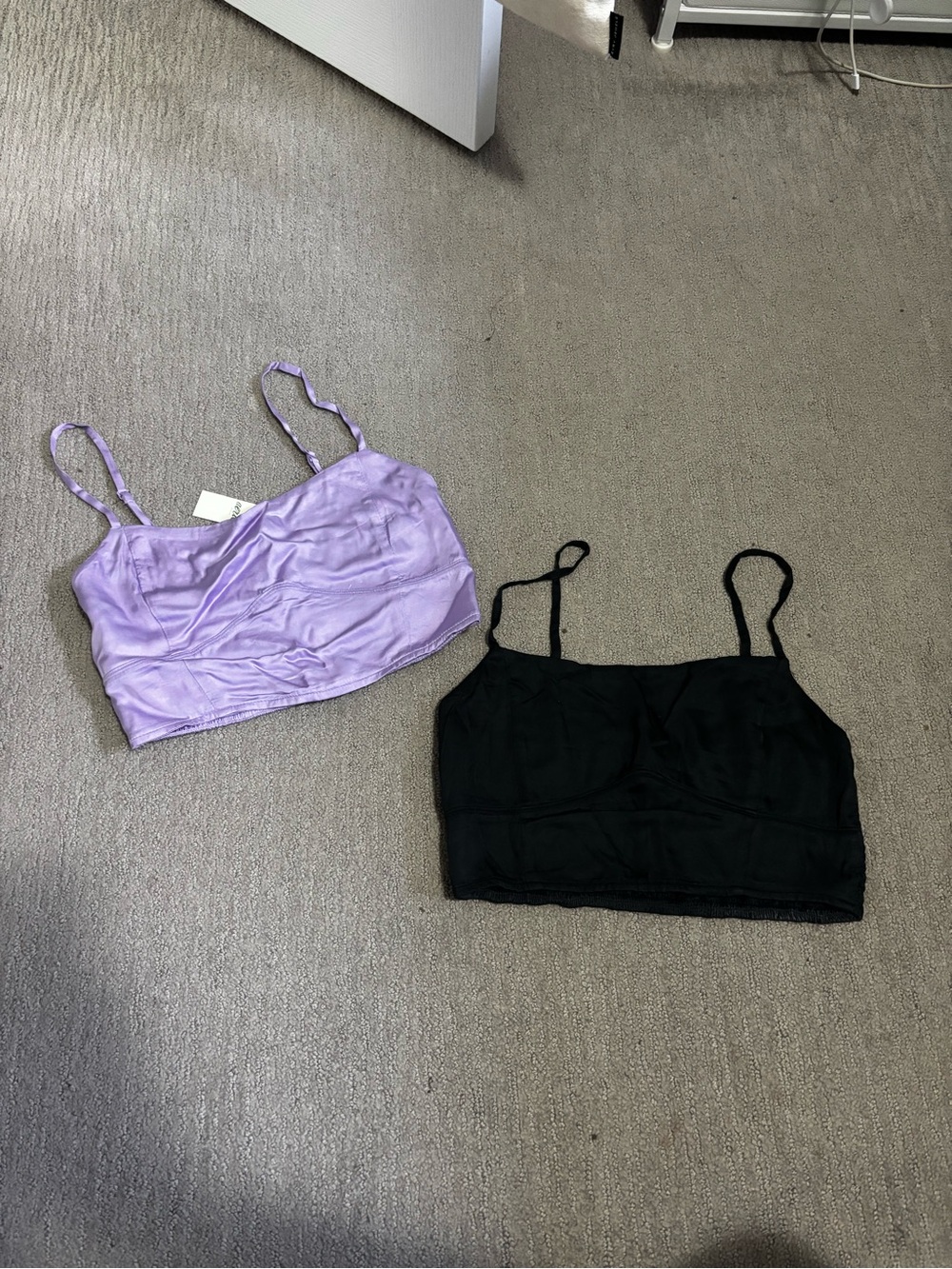 2x aerie shine crop top